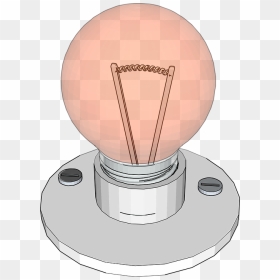 Bulb With Holder Png, Transparent Png - bulb illustration png