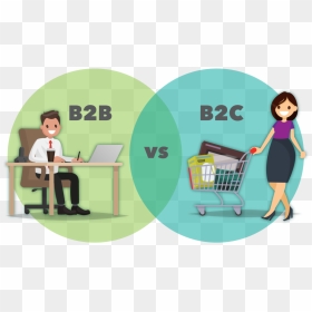 5 Key Differences Between B2b And B2c Marketing - Marketing B2c Y B2b, HD Png Download - b2b png