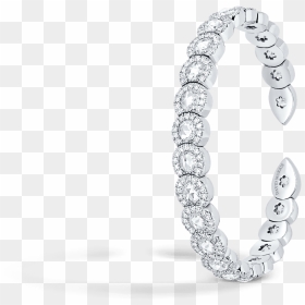 Rc 08 021 01 F1 Rose Cut Bangle - Body Jewelry, HD Png Download - diamond bangles png