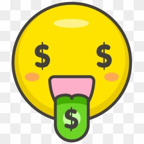 Money Emoji Transparent Background Png - Grinning Squinting Face, Png Download - background png files