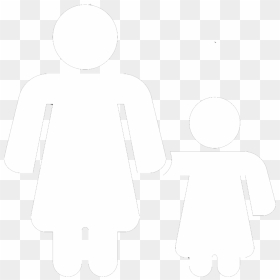 Female Sign For Toilet, HD Png Download - joining hands png