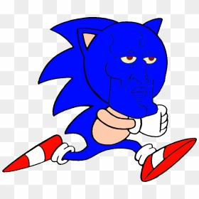 Transparent Sexy Face Png - Sexy Sonic, Png Download - sonic face png