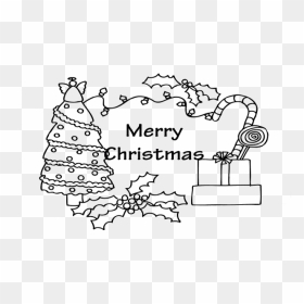Free Printable Coloring Christmas Cards, Download Free - Merry Christmas Colouring Pages, HD Png Download - christmas cards png