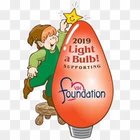 Give The Gift Of Light A Bulb This Year, HD Png Download - bulb illustration png