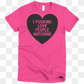 Pitbull Love T Shirt , Png Download - Day Of Pink T Shirts, Transparent Png - people watching png