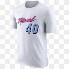 Haslem Nike Miami Heat Vice Uniform City Edition Name - Miami Heat T Shirt Vice, HD Png Download - miami heat png