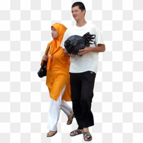 Thumb Image - Muslim Woman Walking Png, Transparent Png - cutout people png