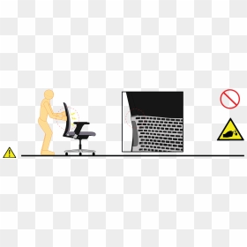 Please Do Not Adjust Chair Clipart, HD Png Download - revolving chair png
