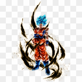 Super Saiyan Blue Goku Dragon Ball Legends, HD Png Download - ssgss goku png