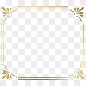 #moldura #quadro #dourada #gold #ouro @lucianoballack - Modern Border Certificate Background Design, HD Png Download - molduras douradas png