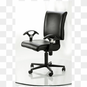 Office Chair Black Box Type New - Chair, HD Png Download - revolving chair png