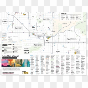Map, HD Png Download - arizona state png