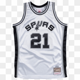 San Antonio Spurs Tim Duncan Jersey, HD Png Download - tim duncan png
