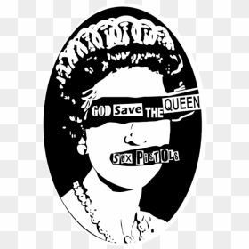Sex Pistols God Save The Queen, HD Png Download - black queen png