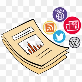 Image Of A Research Paper With Five Icons - Research Paper Illustration Png, Transparent Png - fgcu logo png