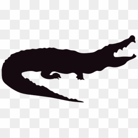 Gator Clipart Clip Art - Black And White Crocodile Clipart, HD Png ...