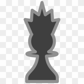 Chess Pieces Public Domain, HD Png Download - black queen png