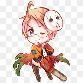 Hetalia Halloween Chibi, HD Png Download - hetalia png