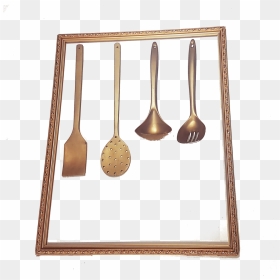 Kitchen Utensil, HD Png Download - molduras douradas png