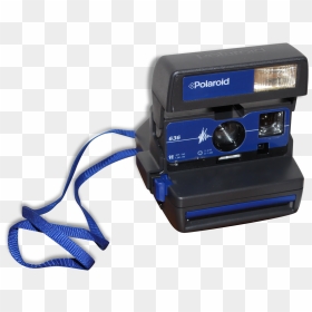Appareil Photo Polaroid 636 Vintage Bleu - Electronics, HD Png Download - vintage polaroid frame png