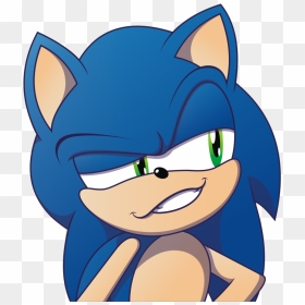 Sonic,соник, Sonic The Hedgehog, ,фэндомы,sth Art,sonic - Sonic The Hedgehog Smug, HD Png Download - sonic face png