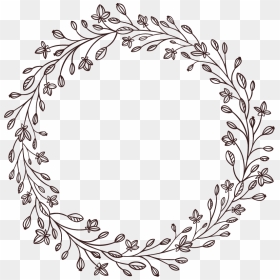 Stick Wreath Black And White , Png Download - Stick Wreath Black And White, Transparent Png - black wreath png