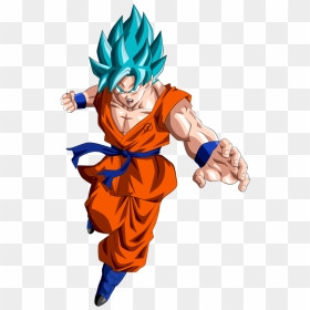 Blue And Orange Character, HD Png Download - ssgss goku png