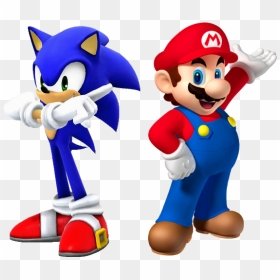 Thumb Image - Super Mario Y Sonic, HD Png Download - sonic face png