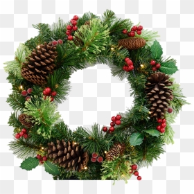 Christmas Wreath Png Transparent Hd Photo, Png Download - black wreath png