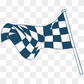 Badger Karting Kart Racing - Blue Checkered Flag Png, Transparent Png - kart png