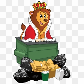 Trash Clipart Pile Junk - King Of The Trash Pile, HD Png Download - pile of trash png