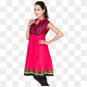 Female Indian Model Traditional Dress, HD Png Download - ladies kurti png