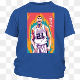 Tim Duncan Pop Art Youth T-shirt"  Class="lazy - 5 Things You Should Know About By Mimi, HD Png Download - tim duncan png