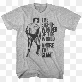 Eighth Wonder Andre The Giant T Shirt - T-shirt, HD Png Download - andre the giant png