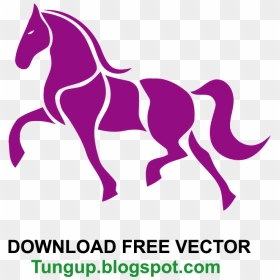 Logo Vector Premium Horse Abstract File - Sketch Lion Drawing In Easy, HD Png Download - horse vector png