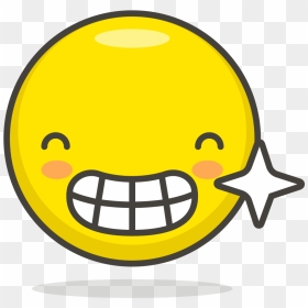 002 Beaming Face With Smiling Eyes - Beaming Face With Smiling Eyes, HD Png Download - face palm emoji png