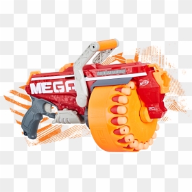 Blaster - Nerf Mega Megalodon, HD Png Download - nerf dart png