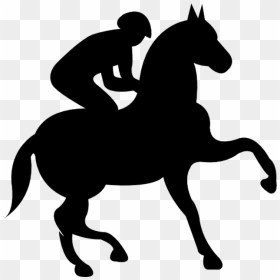 Horse Turning With Jockey Free Vector Icon Designed - Horse Riding Logo Png, Transparent Png - horse vector png