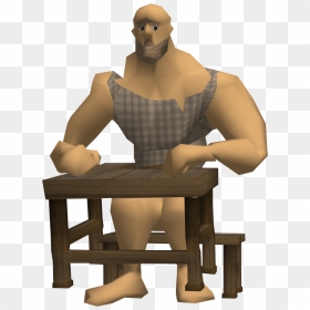 Sitting, HD Png Download - andre the giant png
