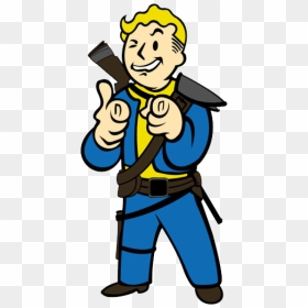 Vault Boy Fallout Png, Transparent Png - pipboy png