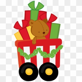 Christmas Train Clipart, HD Png Download - adornos de navidad png