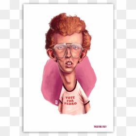 Image Of Napolean Dynamite - Vote For Pedro, HD Png Download - squirtle glasses png