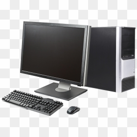 Monitor Keyboard Mouse, HD Png Download - custom pc png