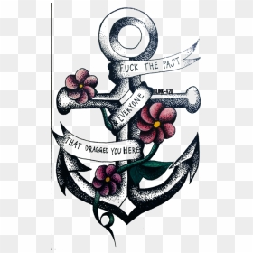 Transparent Anchor Png Transparent - Anchor Drawing Tattoo, Png Download - anchor.png