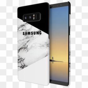 Geometric White Marble Textured Cover Case For Samsung - Samsung, HD Png Download - samsung note 8 png