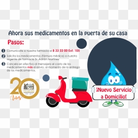 Mensajeriafov 08 Oct - Vespa, HD Png Download - medicamentos png