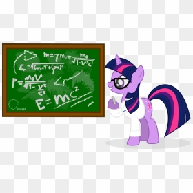 Marcosms88, Chalkboard, Glasses, Safe, Simple Background, - Cartoon, HD Png Download - chalkboard art png