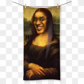 Ainsley Harriott As The Mona Lisa ﻿sublimation All - Mona Lisa Leonardo Da Vinci Paintings, HD Png Download - ainsley png