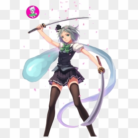 Youmu Konpaku Fanart Cute, HD Png Download - mememe png
