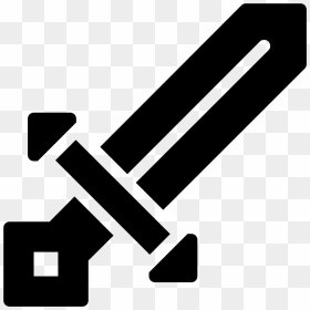 Minecraft Sword Filled Icon - Épée Minecraft Png, Transparent Png - vs icon png